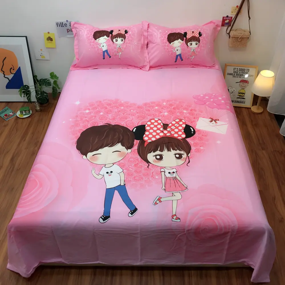Cotton Cartoon Single Piece Can Be Equipped with Duvet