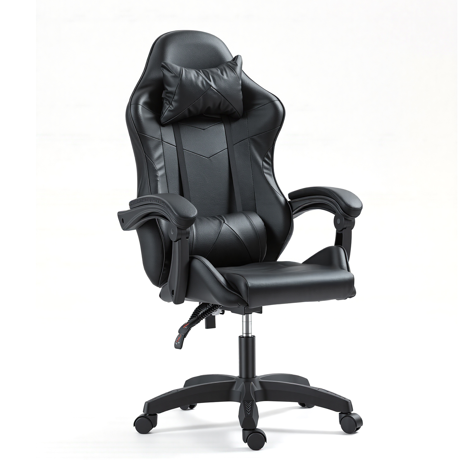Gaming Reclining Swivel Chair For Adults,Ergonomic Racing PC With Lumbar Support — image 4