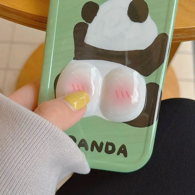 Fun Press Decompression Panda Phone Case