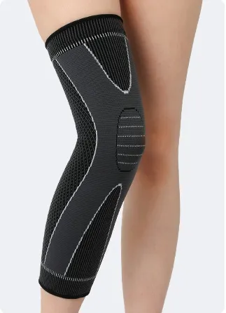Non slip, Breathable Nylon Sports Long Leggings And Knee Pads White - Shop at LoveMi