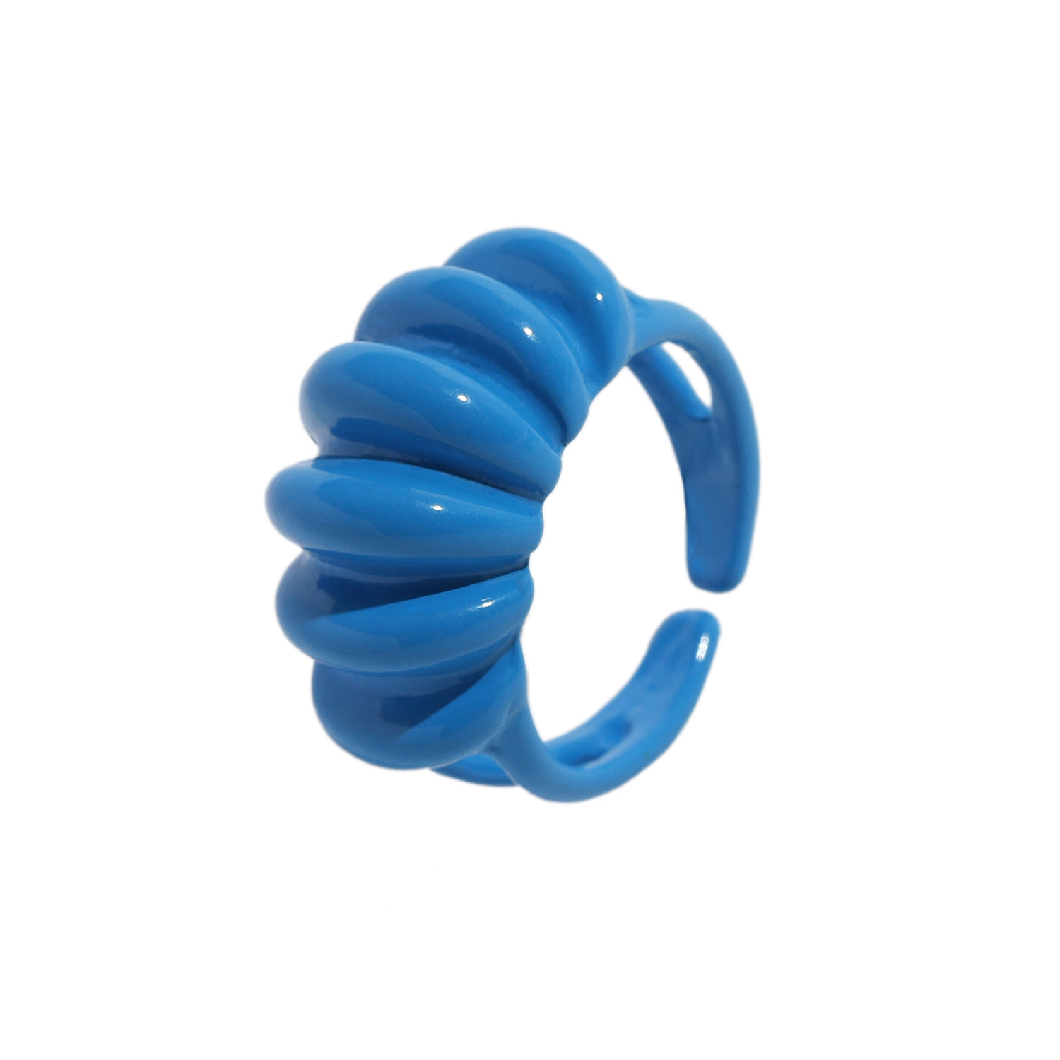 European And American Ring Geometric Alloy Spray Paint