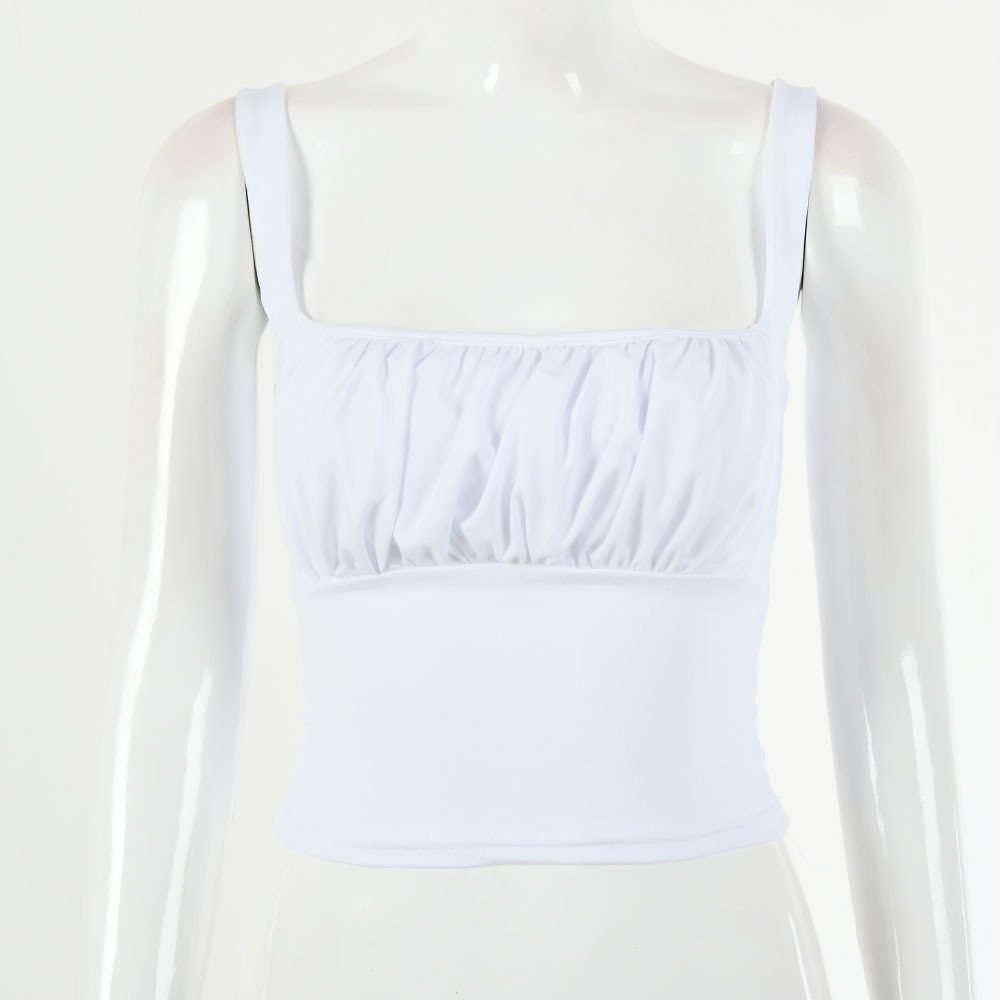 Title 10, French Pure And Sexy Pleated Top With Breasts