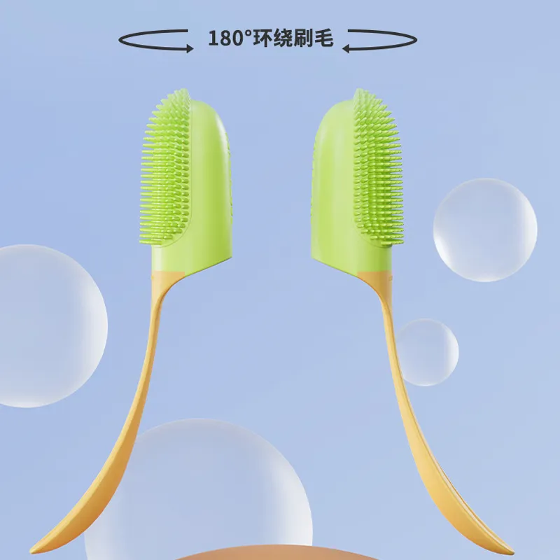 Dog Tooth Cleaning Brush Care Finger Wrap Cat Dog Oral Cleaning Toothbrush Tool Silicone Dog Cat Finger Toothbrush Supplies Pet Products – image 4