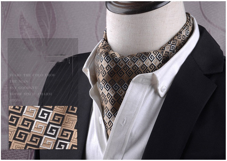 Title 5, Gentleman Style Polyester Jacquard Men