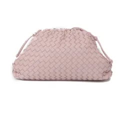 Sweet And Stylish One Shoulder Crossbody Clutch Dumpling Bag - Pink - View 1