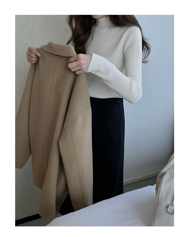 Title 10, Womens Half High Collar Wool Knitted Bottoming...