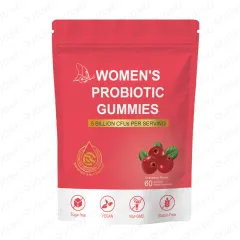 Women's Probiotic Gummy Womens Supplement For PH Balance Mood Relief 60 Count - Probiotic Gummy 60 Count - View 1