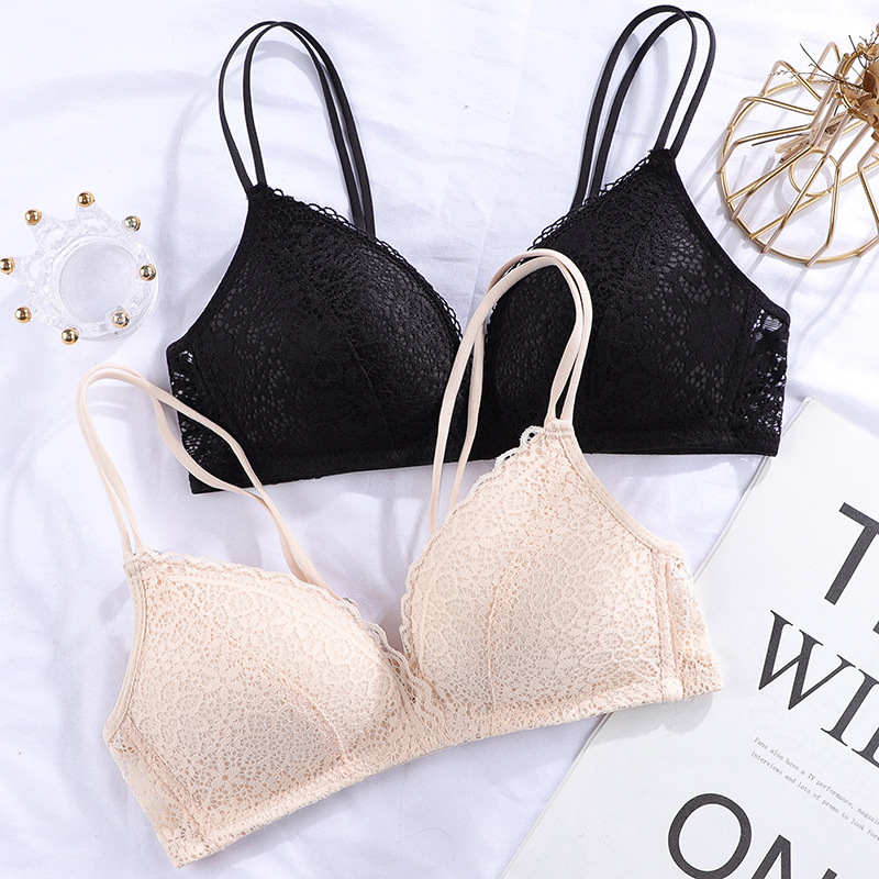 Title 3, Lace Thin Clothes Without Steel Ring Push Up Bras