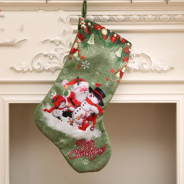 Large Christmas Gift Candy Stocking Ornament Elder - Shop at LoveMi