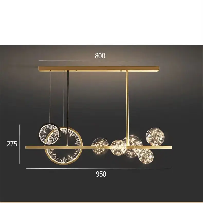 Modern Table Crystal Living Room Lamps Bar
