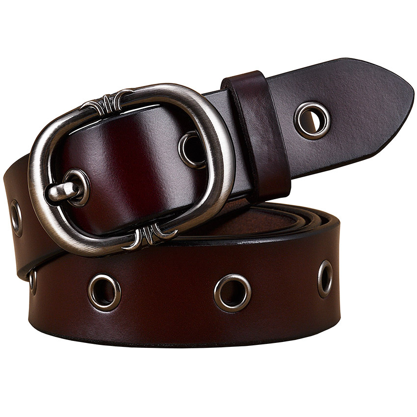 Title 6, Ladies Belt Leather Belt Fashion Two-layer Cowh...