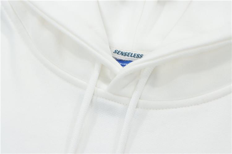 Clothing Men's Text Print Hooded Sweatshirt