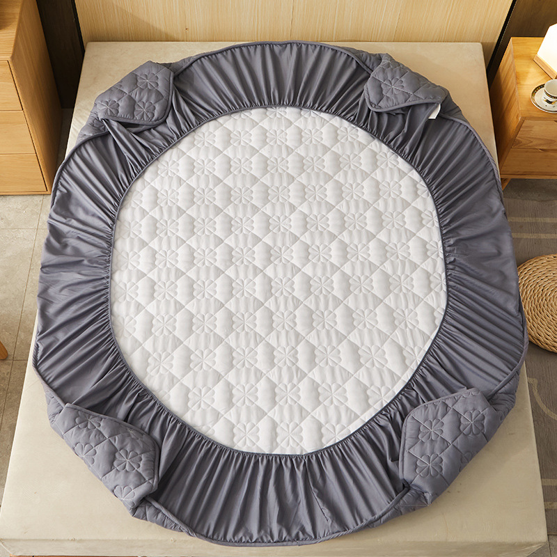 غطاء شامل لحماية من الغبار مع شرشف قطني مخملي بتصميم ملائم