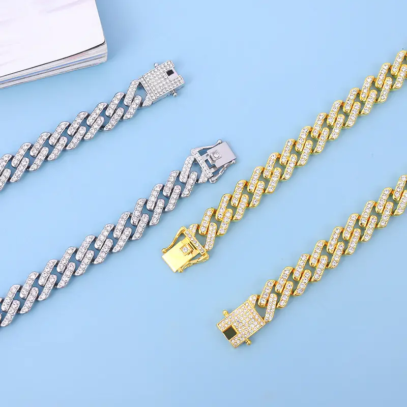 European And American Style Fashion Single Row Diamond Necklace Female