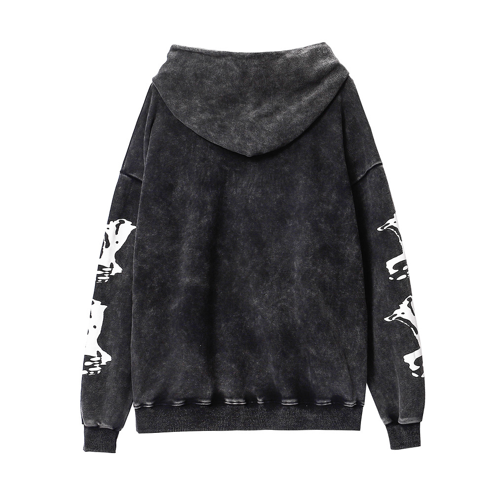 Design A Small Group Of People To Wash And Make Old Black Belt Hoodies