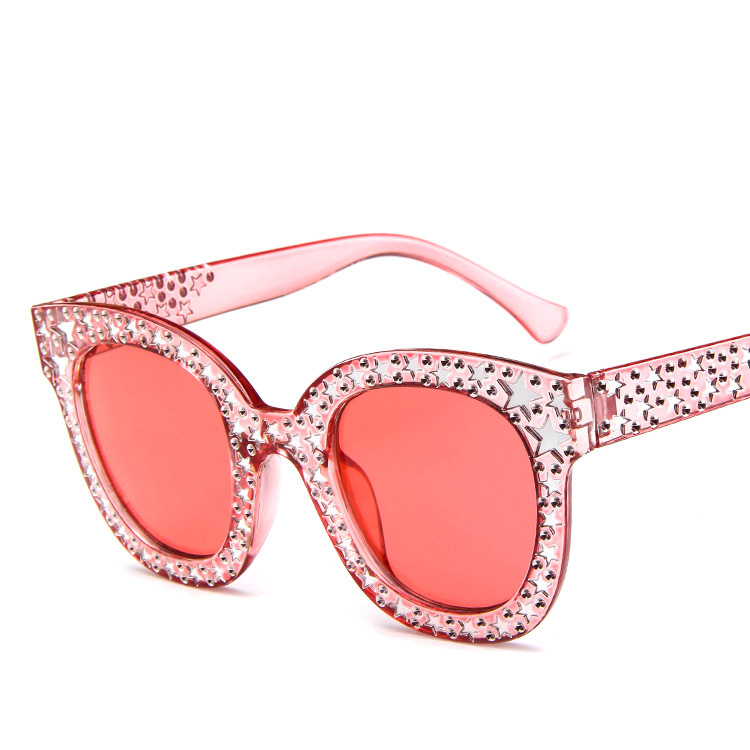 Title 4, Ladies star embellished cat eye marine sunglasses