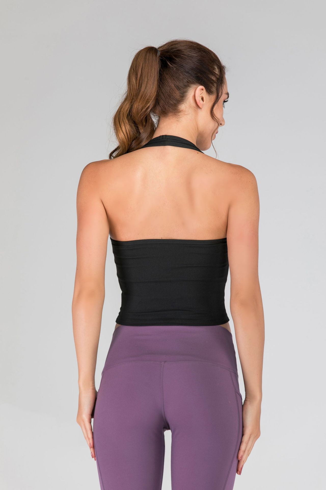 Title 6, Halter beautiful back yoga women