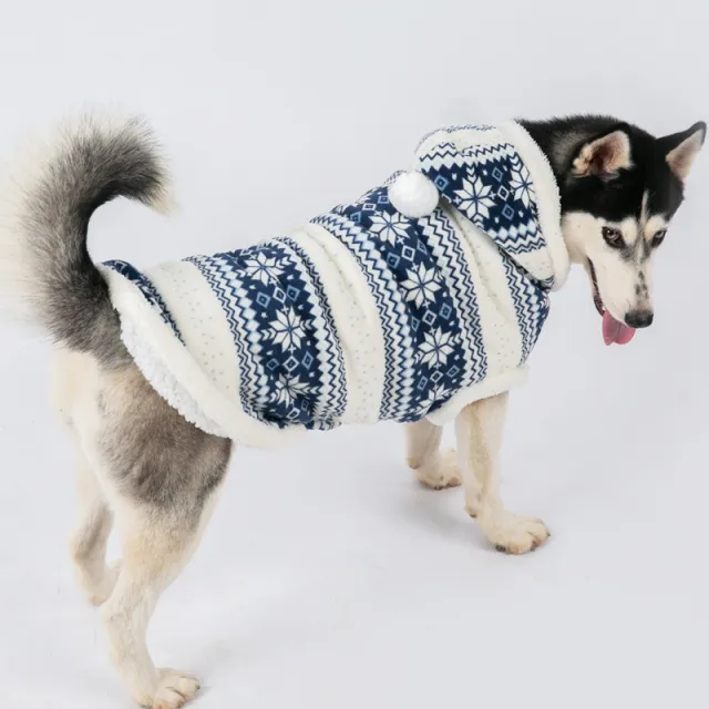 Big Dog Clothes Golden Retriever Samoyed Side Shepherd Medium And Large Blue - Shop at LoveMi