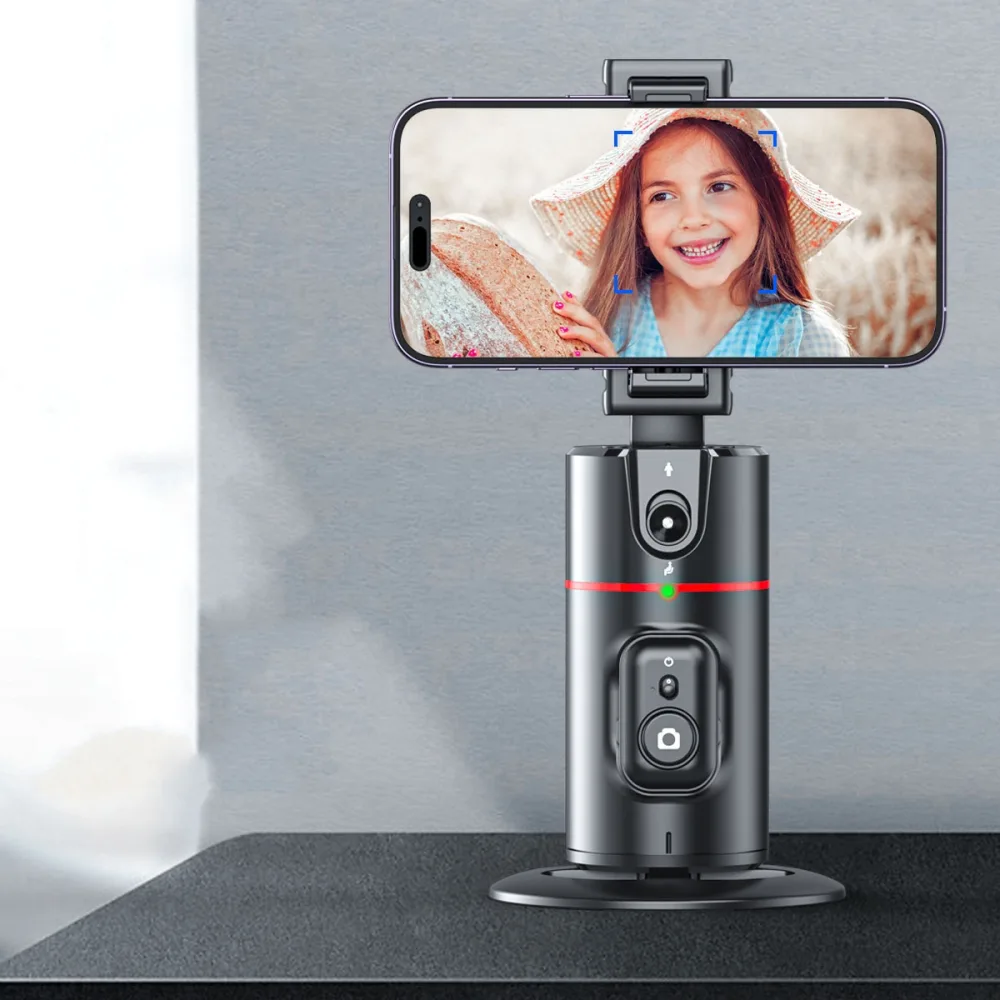 360 Degree Intelligent AI Facial Recognition Tracking and Stabilizer