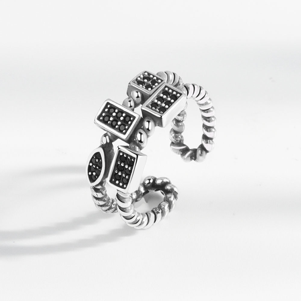 New European And American Cold Wind Irregular Ring Women