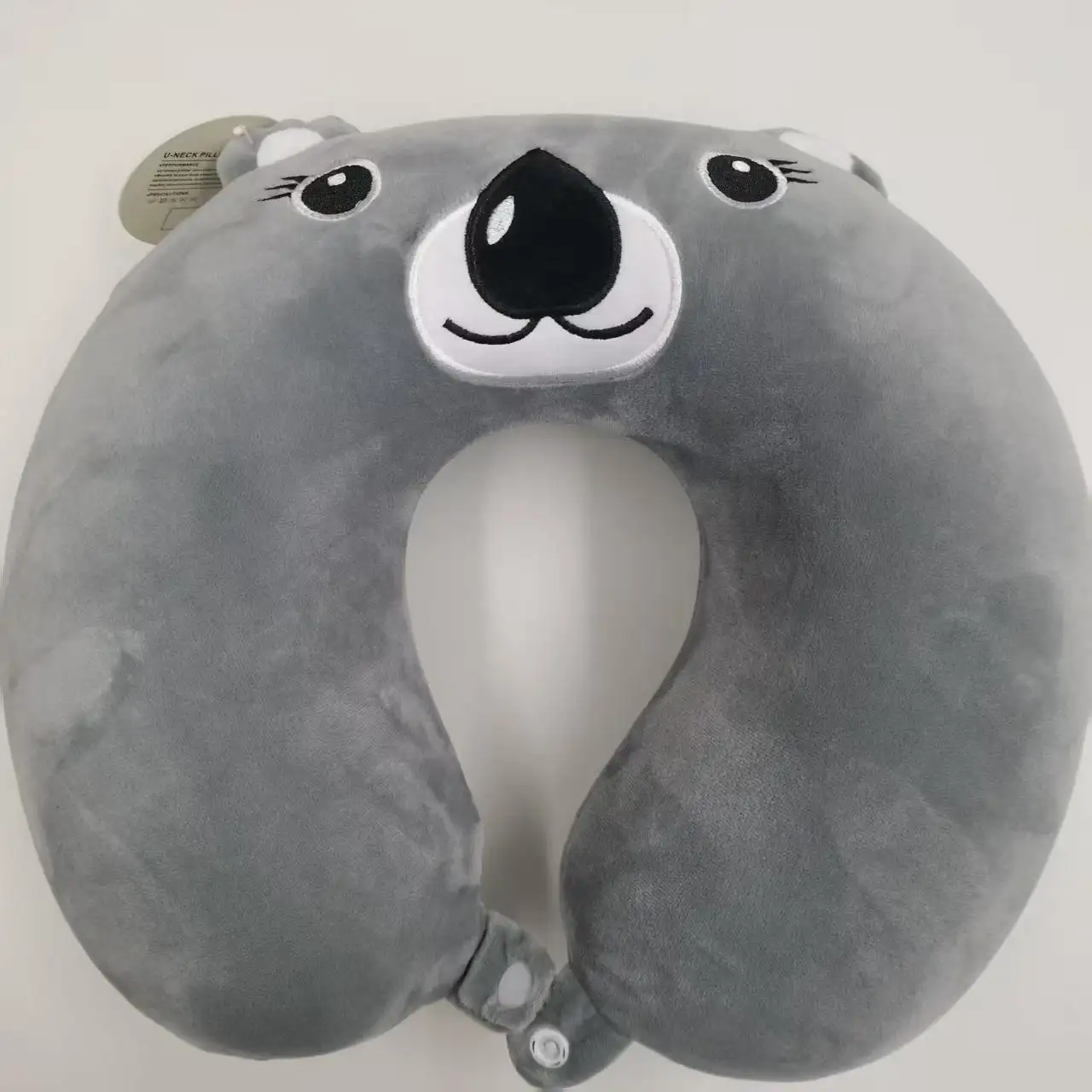Cute Grey Koala UShaped Neck Pillow, Memory