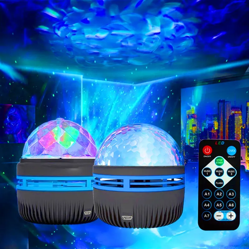 LED Star Galaxy Projector Lamp Spotlight Colorful Rotating Magic