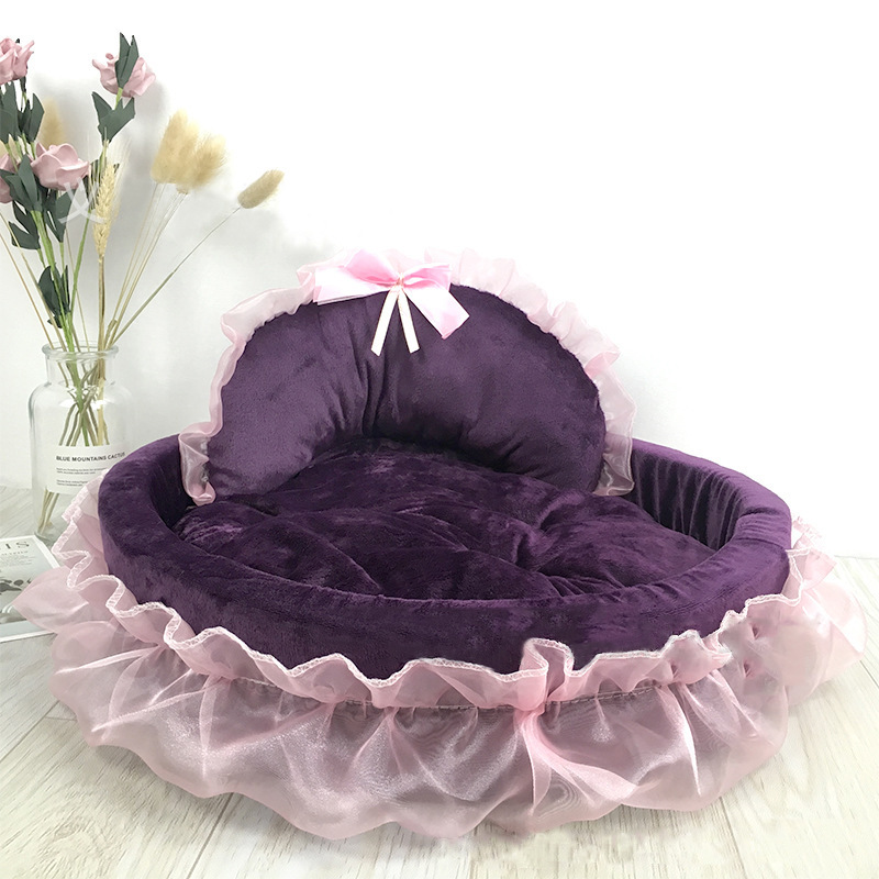 Pet Bed Princess Dog Nest Fantasy Purple - Shop at LoveMi