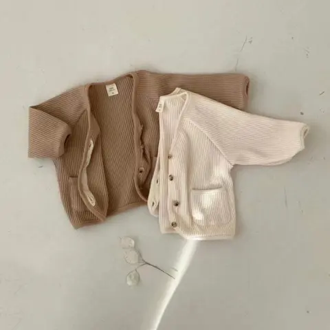 Coat Baby Knitted Cardigan Middle and Small Children's Top