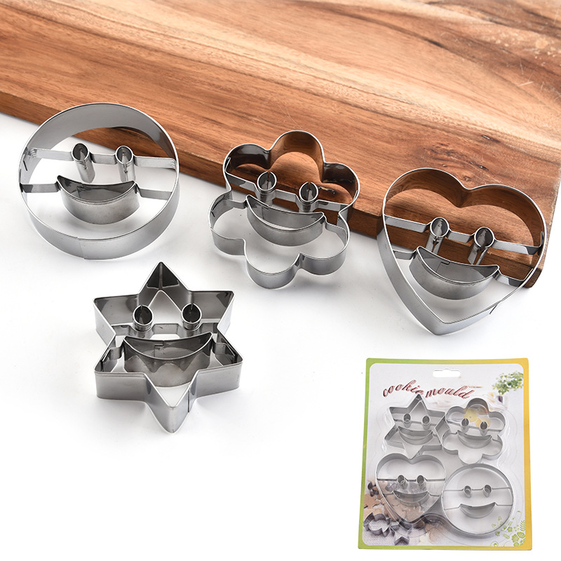 Title 3, Stainless Steel Bakery Biscuit Cutter Set