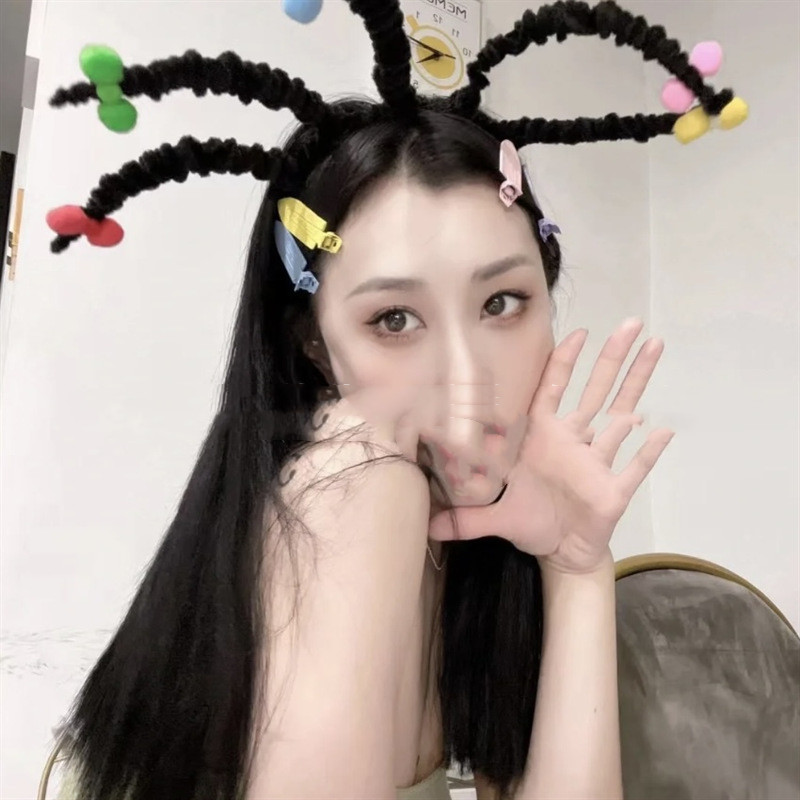 عصابة رأس منى الساحرة الصغيرة لتصوير الهالوين