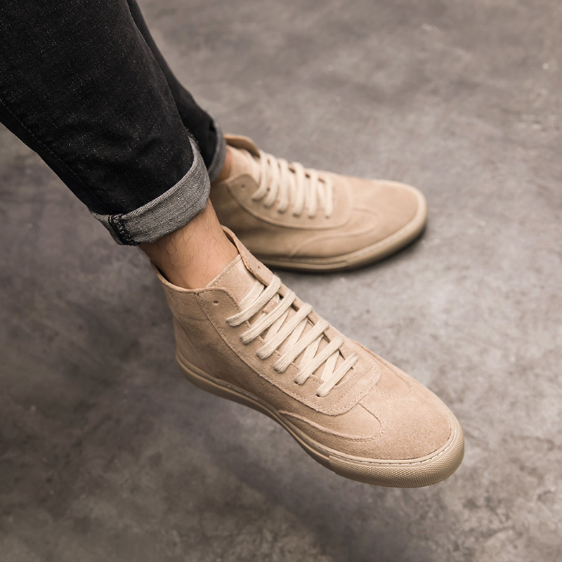 Title 6, Lace-up suede leather men