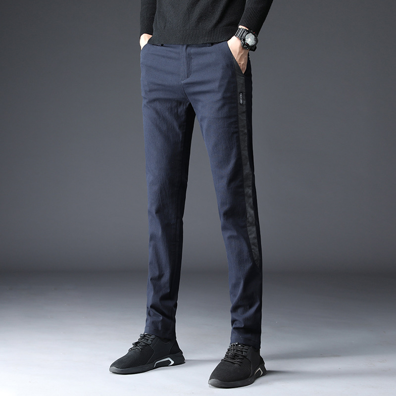 Title 3, Mens plus cashmere casual stretch trousers for...