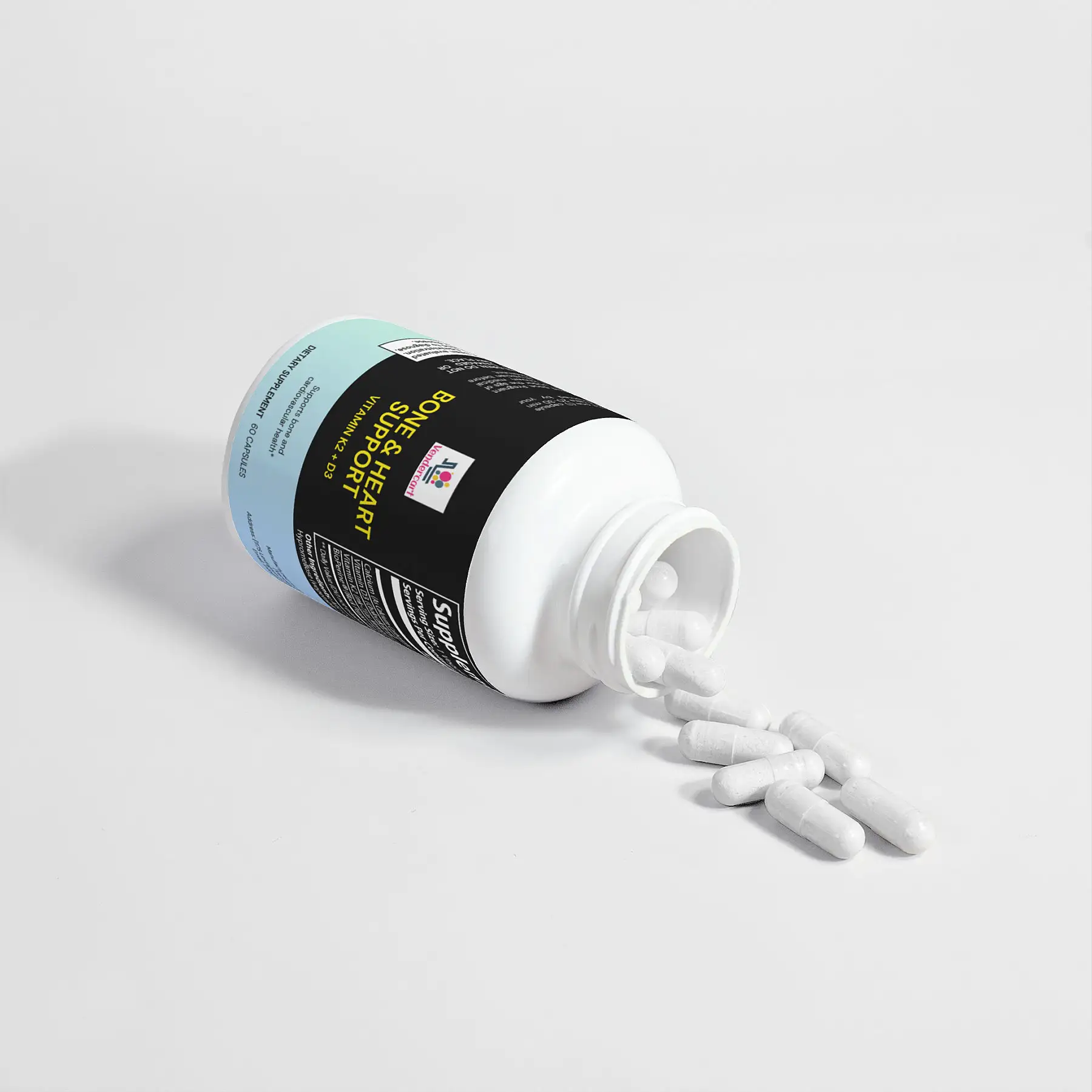 BONE AND HEART SUPPORT WITH VITAMIN K2 AND D3