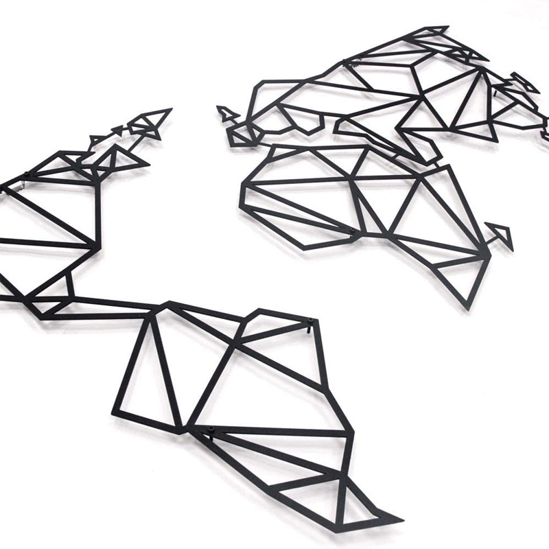 World Map Metal Wall Art, picture 3 of 5