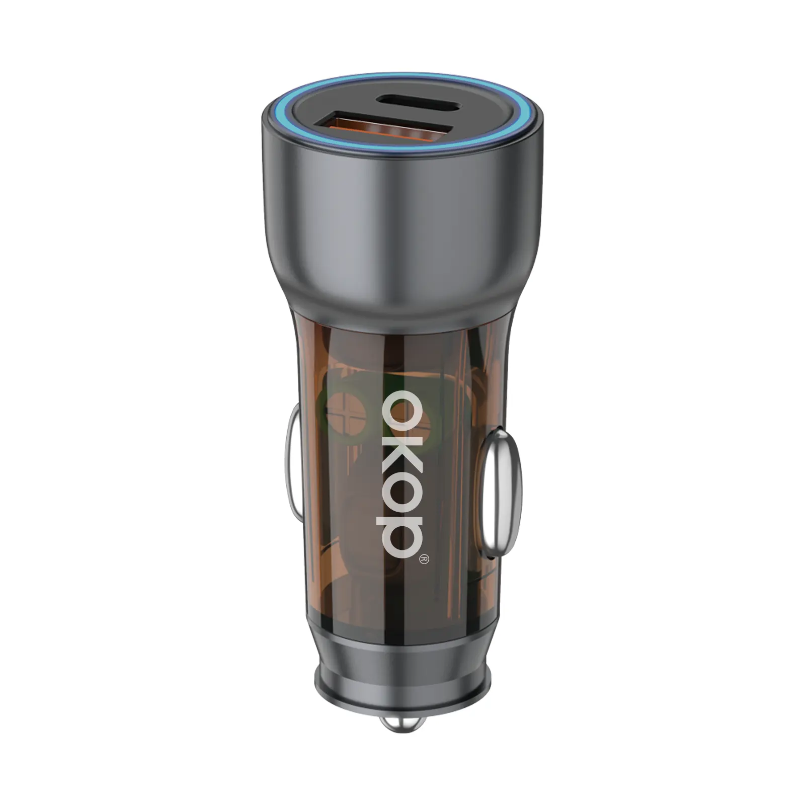 KP-C102 In-stock Multi-port Car Charger USB Type-C