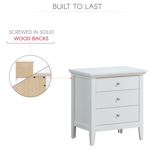 Elegant White Casual Nightstand_voghion.com