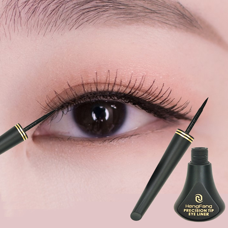 Hengfang Liquid Eyeliner Discoloration Resistant Not Easy To Smudge Big-eye Calm Makeup Eyeliner Internet Celebrity Female Makeup