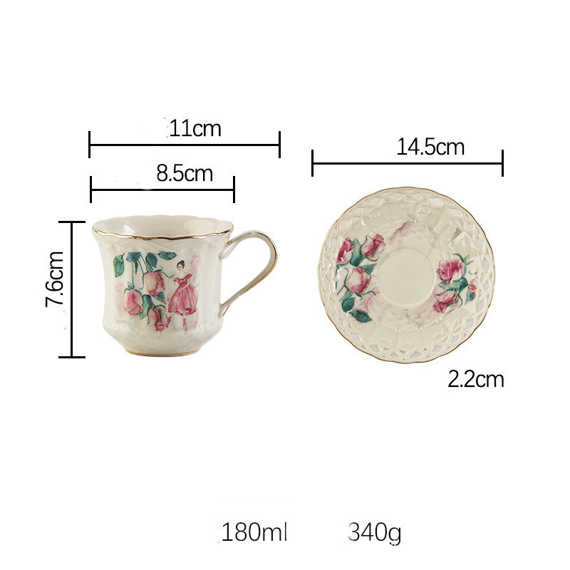 Pink Beauty Cup Plate