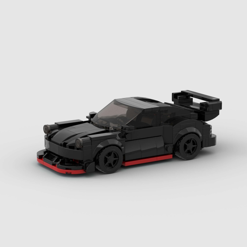 321PCS DIY Black Sports Car Building Blocks,Speed Champions Cars Toy Building Sets,City Racing Cars DIY Building Bricks For Kids And Adults