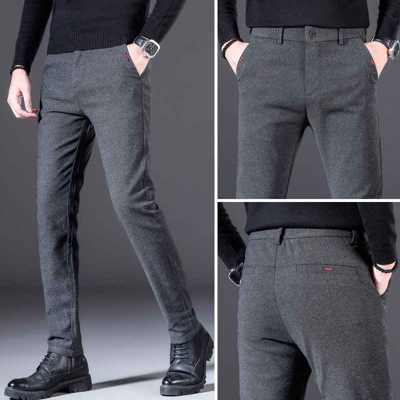 Title 5, Geborstelde Slim Fit Stretch heren vrijetijdsbr...