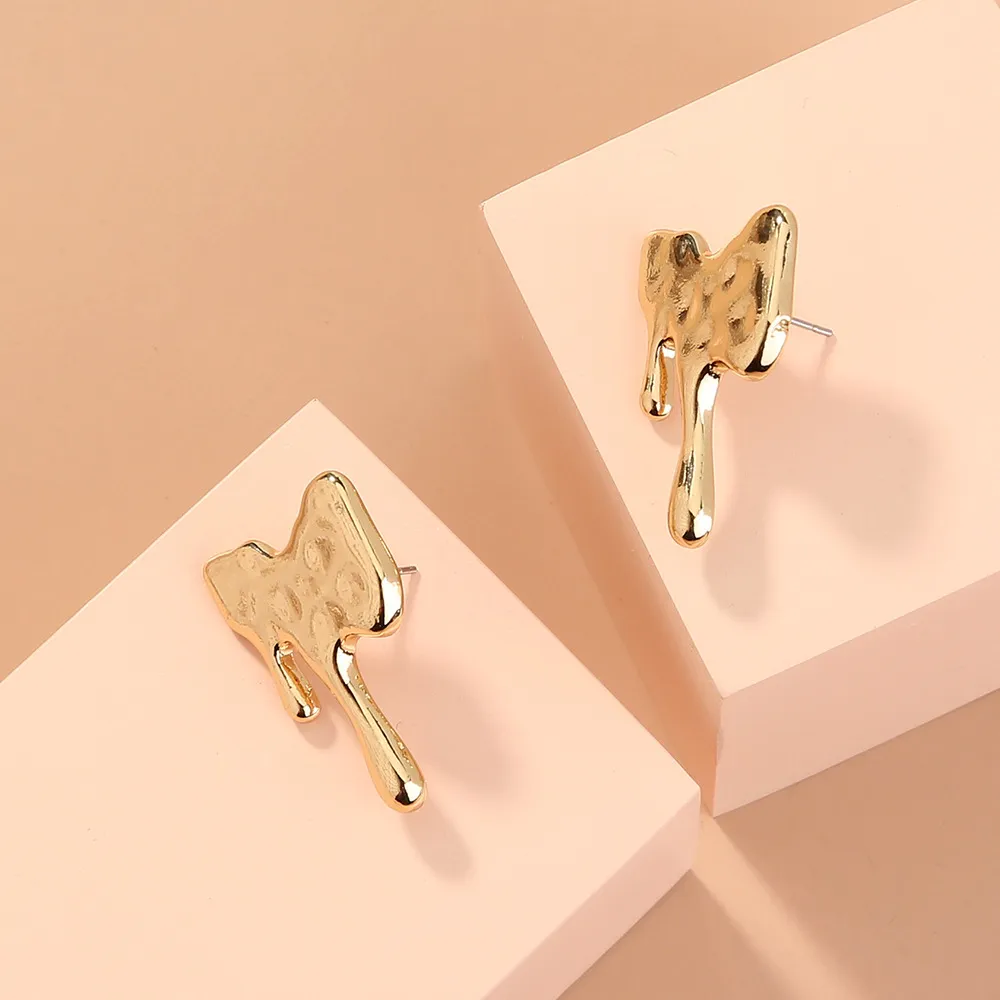 Fashion All-match Creative Tear Meta Show Thin Earrings