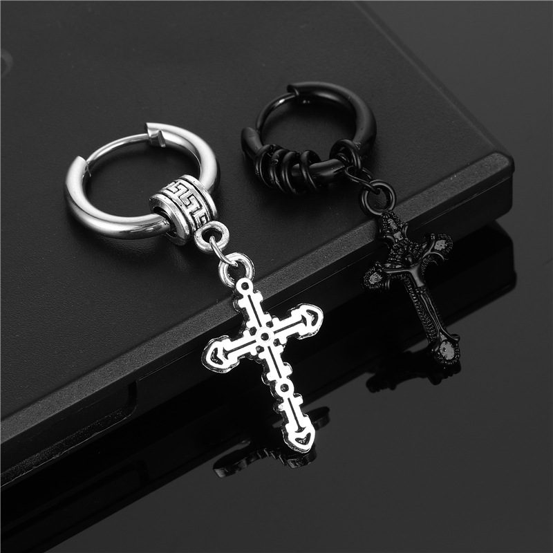 Titanium Steel Stainless Steel Coil Earrings Trendy Jewelry