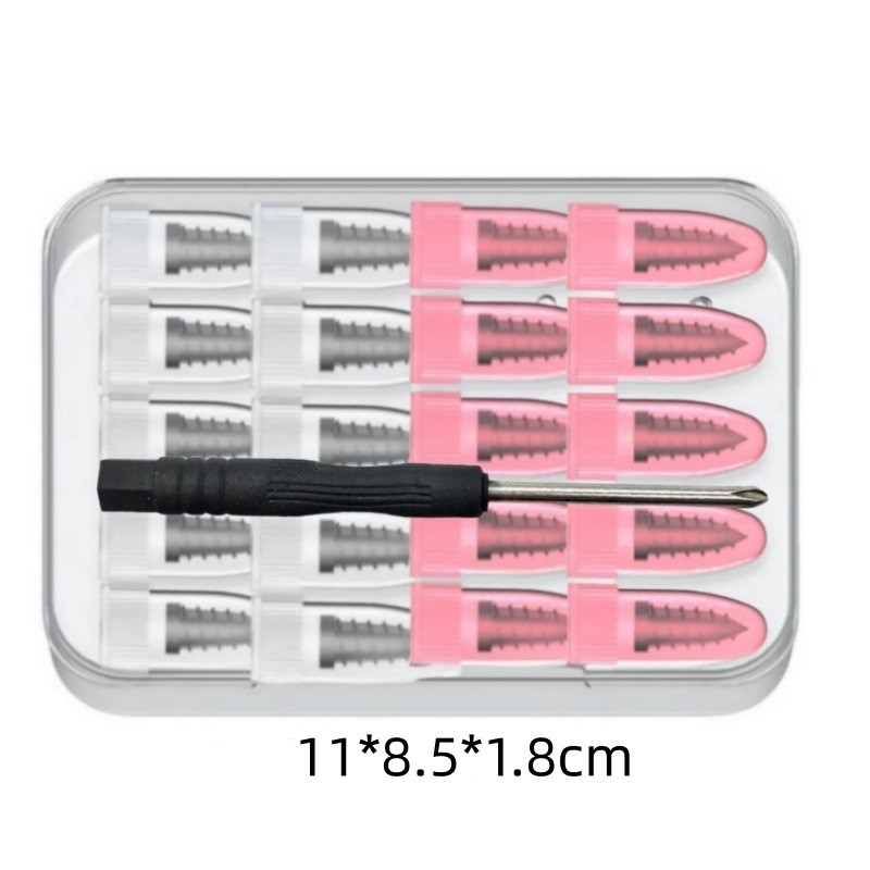20pcs Universal Tire Repair Screw In Rubber Plug Nail Car Tyre Puncture Kit — image 11