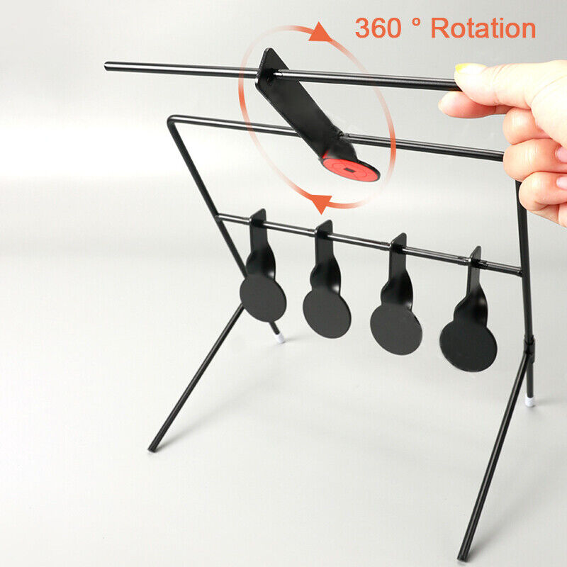 5x Targets Self Resetting Spinning Air Gun Rifle Shooting Metal Swing Target Set — image 8