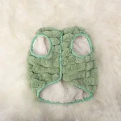 Dog's Vest In Autumn And Winter - Green Vest - View 1