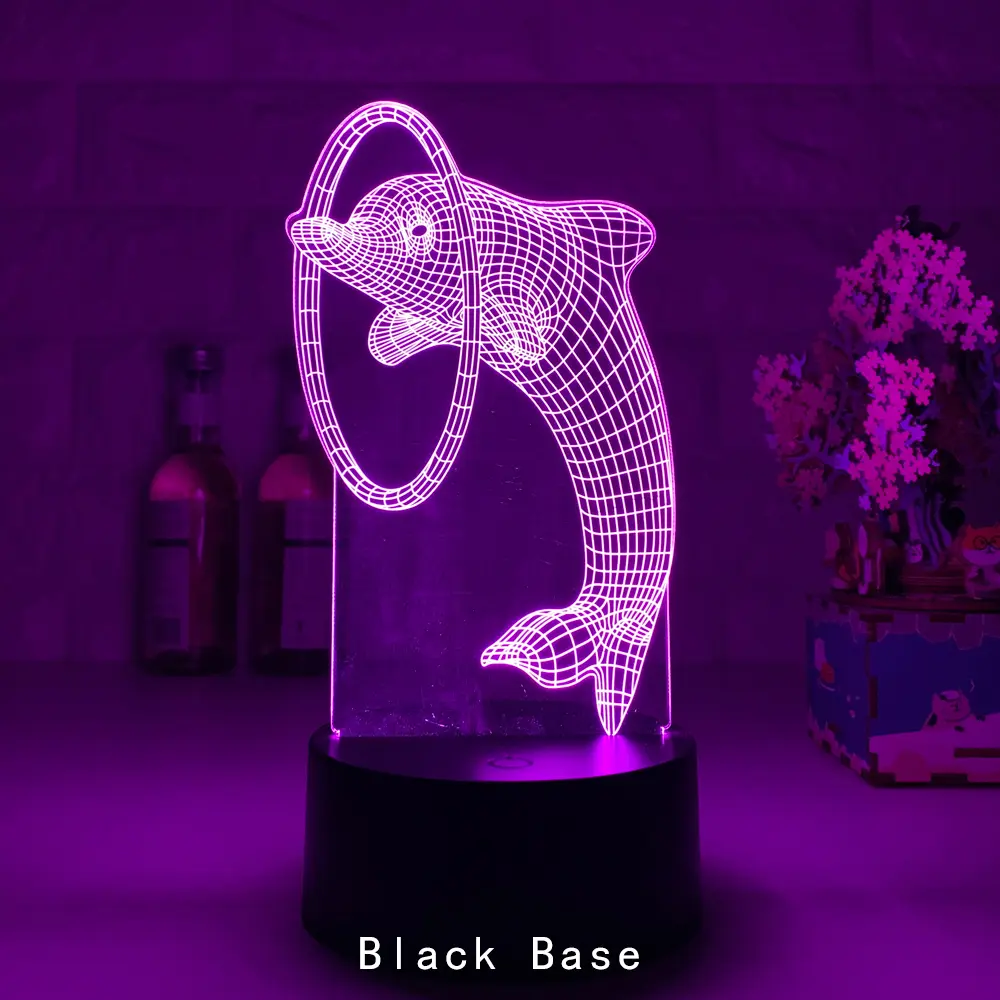 Colorful Touch Remote Control LED Visual Light