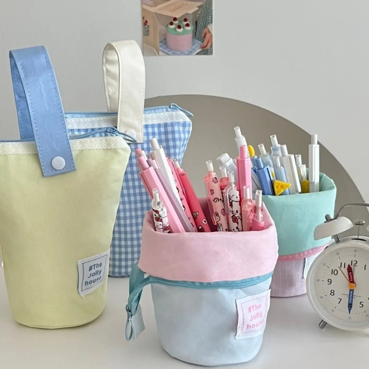 Foldable Standing Pencil Pen Case
