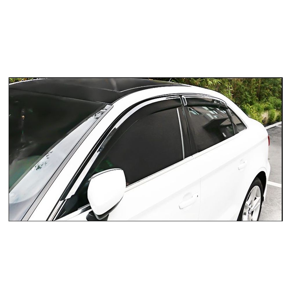 Fits 13-19 A Udi A3 S3 RS3 Sedan Acrylic Window Visors Rain Sun Guard Deflector — foto 11