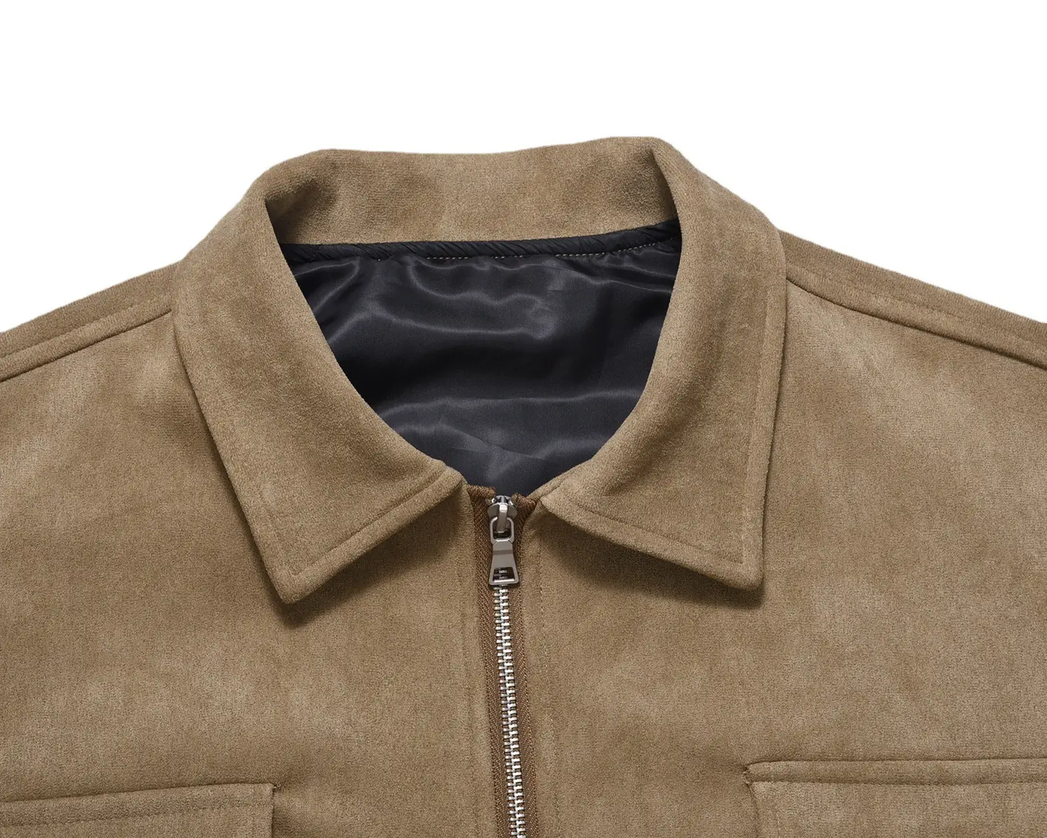 High Street New Multi-pocket Suede Baggy Jacket