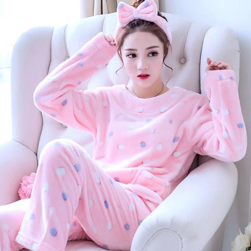 Title 5, Winter Coral Fleece Long-sleeved Thickening Plu...